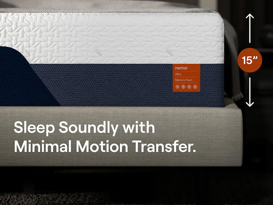 15” Ultra Memory Foam Mattress