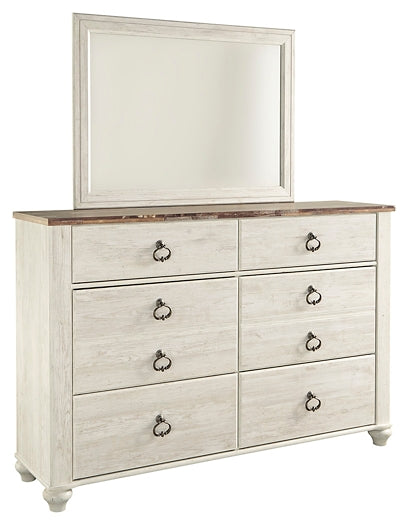 Willowton Six Drawer Dresser