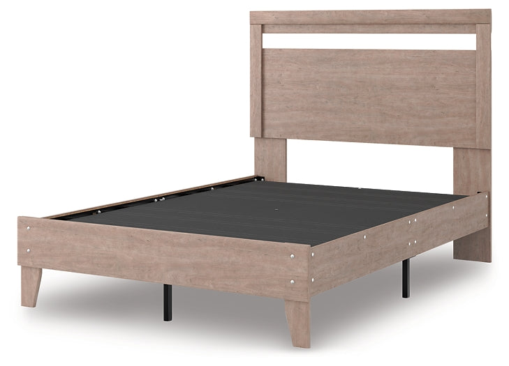 Flannia  Panel Platform Bed