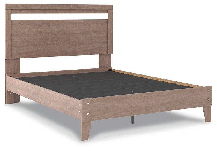 Flannia  Panel Platform Bed