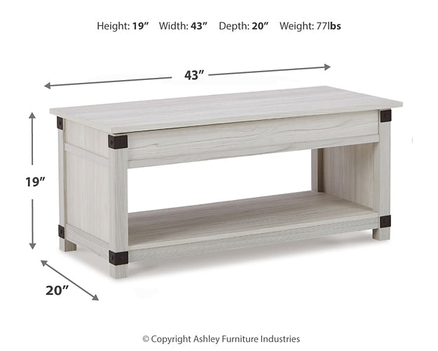 Bayflynn Rect Lift Top Cocktail Table