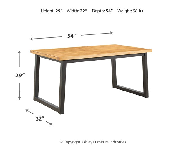 Town Wood Dining Table Set (3/CN)