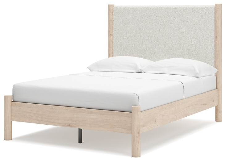 Cadmori  Upholstered Panel Bed