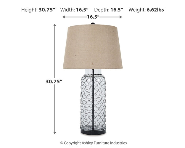 Sharmayne Glass Table Lamp (1/CN)