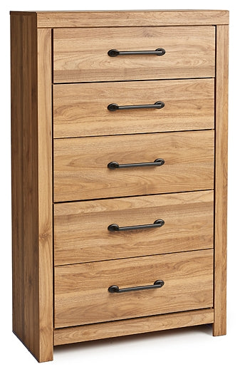 Pasklyn Five Drawer Chest