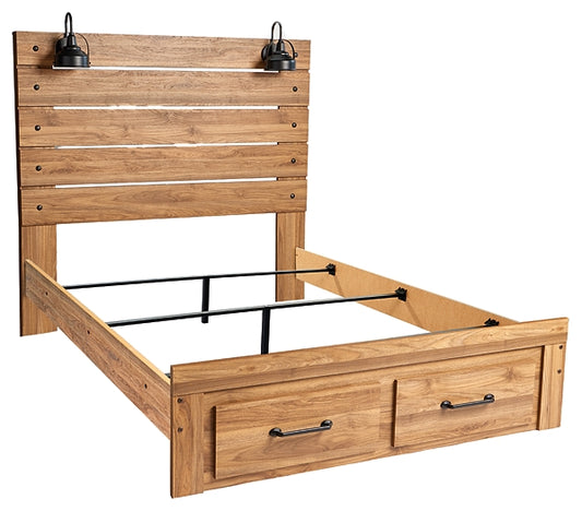 Pasklyn King Panel Storage Bed