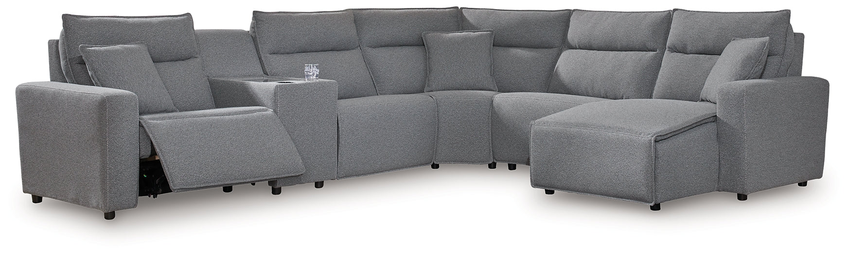 Modmax 6-Piece Power Reclining Sectional with Chaise