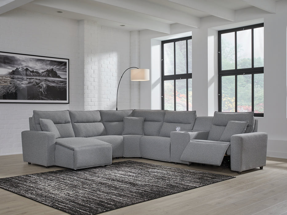 Modmax 6-Piece Power Reclining Sectional with Chaise