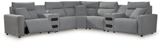 Modmax 7-Piece Power Reclining Sectional with Chaise
