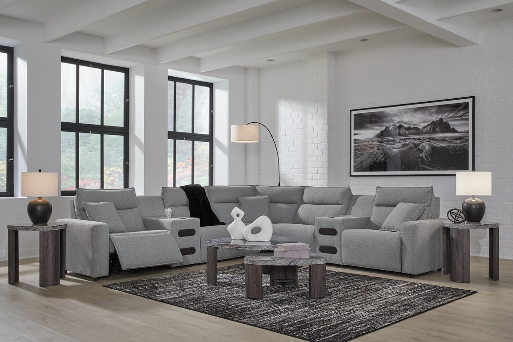 Modmax 7-Piece Power Reclining Sectional with Chaise
